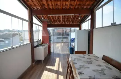 Cobertura com 3 quartos à venda, 136m² por r$ 650.000 - vila pires - santo andré/sp