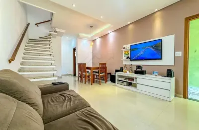 Sobrado com 03 dormitórios à venda, 125 m² no parque são vicente - mauá/sp