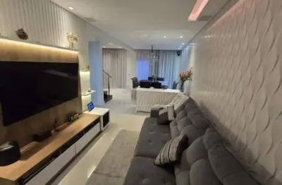 Sobrado 133 m²  3 dormitórios 1 suíte 3 vagas  - vila são pedro - santo santo andré/sp