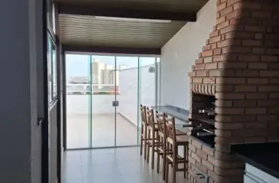 Cobertura com 2 quartos à venda, 104m² por r$ 510.000,00 - vila utinga  - santo andré/sp