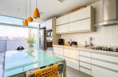 Cobertura á venda 02 quartos e 01 vaga proximo ao shopping abc na vila valparaiso, santo andré/sp