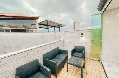 Cobertura com 02 dormitórios à venda na vila humaitá - santo andré/sp