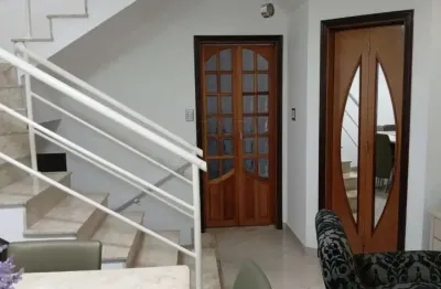 Belíssimo sobrado de 135m², à venda em condomínio fechado-  vila américa- santo andré/sp