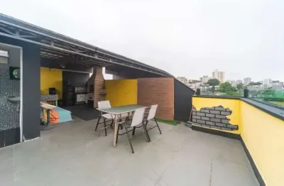 Cobertura com 1 dormitório,90 m² todo planejado vila alice - santo andré/sp