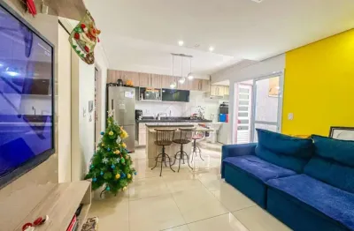 Apartamento com 02 dormitórios à venda, 62 m² na vila assunção - santo andré/sp