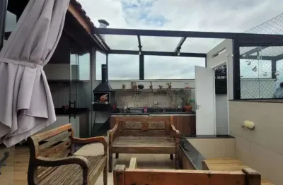 Cobertura com 03 quartos à venda, 142m² por r$ 950.000 - santa maria- santo andré/sp