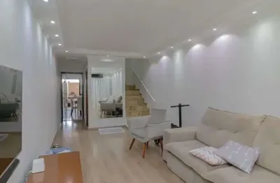 Sobrado com 3 dormitórios à venda, 129 m² por r$ 760.000,00 - utinga - santo andré/sp