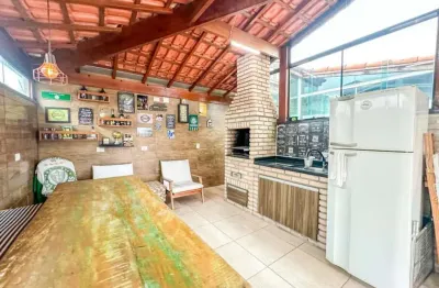Cobertura com 2 dormitórios à venda, 90 m² por r$ 370.000,00 - vila linda - santo andré/sp