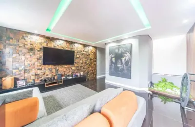 Sobrado com 3 quartos e 2 vagas todo mibiliado, 182 m² - vila guaraciaba, santo andré - sp