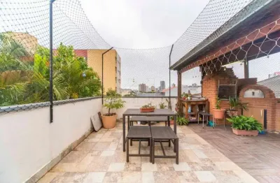 Cobertura á venda 02 quartos e 02 vagas na vila curuçá, santo andré/sp