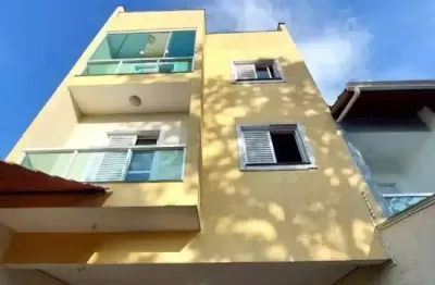 Cobertura sem condomínio com 2 dormitórios sendo 1 suíte para locação, 174 m² (87 + 87) no segundo andar  santo andré/sp