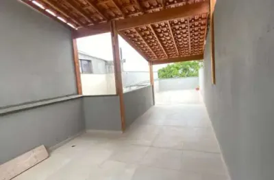 Cobertura externa, sem condomínio, com 106m² (sendo 53m² de apto + 53m² de cobertura), r$360.000,00 - localizado na vila guaraciaba, em santo andré/sp.