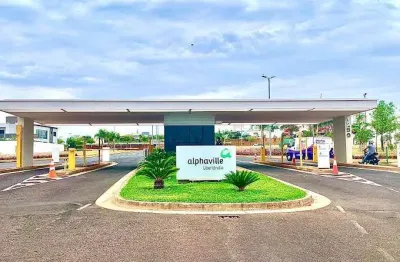 Terreno em condomínio fechado à venda no Granja Marileusa, Uberlândia 