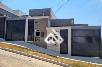 Casa com 3 dormitórios à venda, 75 m² por r$ 340.000,00 - parque real - pouso alegre/mg