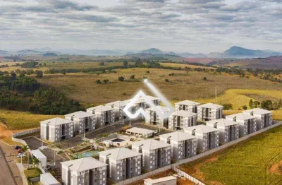 Apartamento com 2 dormitórios à venda, 50 m² por r$ 158.000 - cidade jardim - pouso alegre/mg