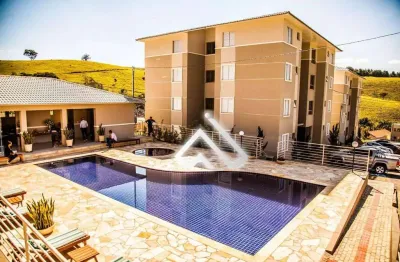 Apartamento com 2 dormitórios para alugar, 49 m² por r$ 1.580,00/mês - faisqueira - pouso alegre/mg