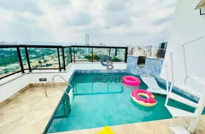 Cobertura à venda, 180 m² por r$ 2.350.000,00 - tatuapé - são paulo/sp