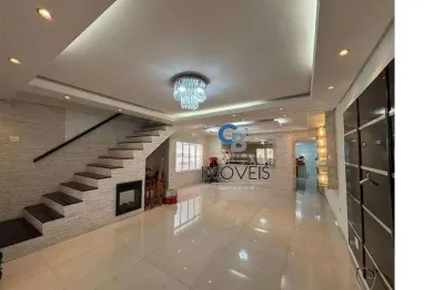 Sobrado com 3 dormitórios à venda, 190 m² por r$ 899.000,00 - água rasa - são paulo/sp