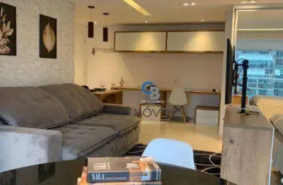 Apartamento com 1 dormitório para alugar, 52 m² por r$ 5.470,00/mês - jardim anália franco - são paulo/sp