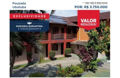Vendo hotel pousada portal da palmeira familiar em ubatuba (única na cidade com piscina aquecida com acesso a pcd)