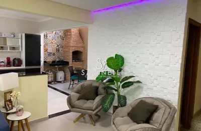Sobrado com 3 dormitórios à venda, 182 m² por r$ 990.000,00 - vila pires - santo andré/sp