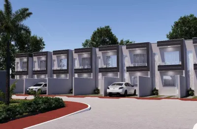 Casa à venda em duque de caxias, jardim primavera, com 2 quartos, com 57 m², barão de primavera