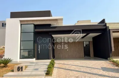 Condomínio reserva ecoville - residência térrea alto padrão
