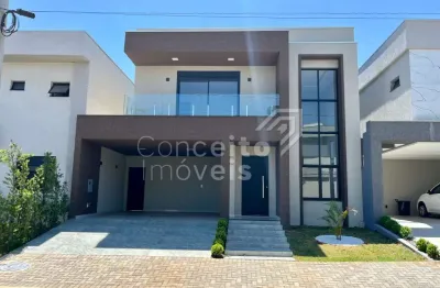 Casa em condomínio fechado com 3 quartos à venda no Cará-cará, Ponta Grossa 