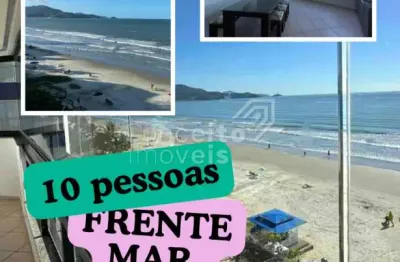 Temporada 4 quartos - frente mar p/ 10 pessoas - meia praia