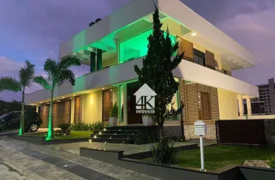 Casa com 3 dormitórios à venda, 460 m² por r$ 4.200.000,00 - pedra branca - palhoça/sc