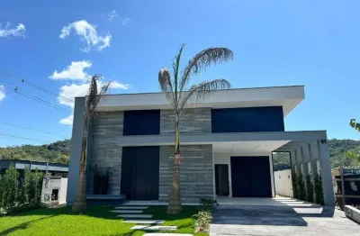 Casa em condomínio fechado com 3 quartos à venda na avenida da pedra branca, 111, cidade universitária pedra branca, palhoça por r$ 2.600.000