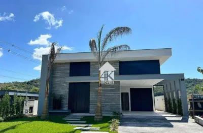 Casa com 3 dormitórios à venda, 174 m² por r$ 2.600.000,00 - pedra branca - palhoça/sc