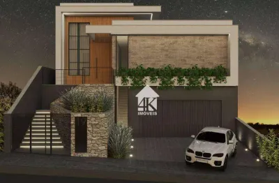 Casa com 3 dormitórios à venda, 238 m² por r$ 2.300.000,00 - pedra branca - palhoça/sc