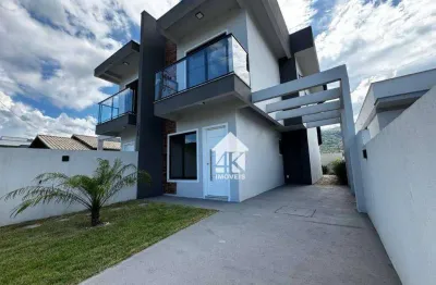 Sobrado com 2 dormitórios à venda, 99 m² por r$ 520.000 - forquilhas - são josé/sc