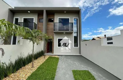 Sobrado com 3 dormitórios à venda, 97 m² por r$ 480.000 - forquilhas - são josé/sc