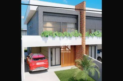 Sobrado com 3 dormitórios à venda, 123 m² por r$ 890.000 - pagani - palhoça/sc