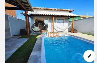 Casa com 2 dormitórios para alugar, mobilhada em Unamar - Cabo Frio/RJ