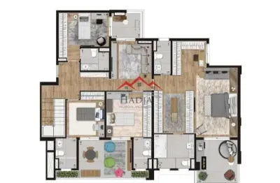 Cobertura triplex a venda condomínio alta vista em jundiaí