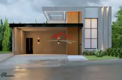 Casa térrea em construção à venda no condomínio terras de gênova, em jundiaí/sp