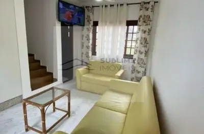 Casa em condomínio para venda em bertioga, centro, 2 dormitórios, 2 suítes, 3 banheiros, 1 vaga