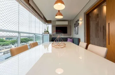 Apartamento à venda de 96m2 com 2 dormitórios, 1 suíte, 2 vagas, varanda gourmet, aceita pet e lazer completo