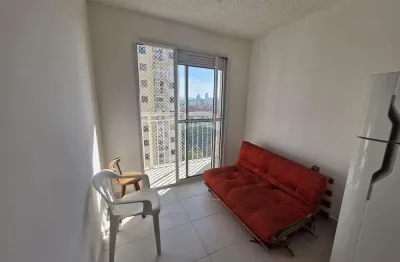 Apartamento para locação 1 dormitório semi mobiliado com vista livre na barra funda – andar alto!