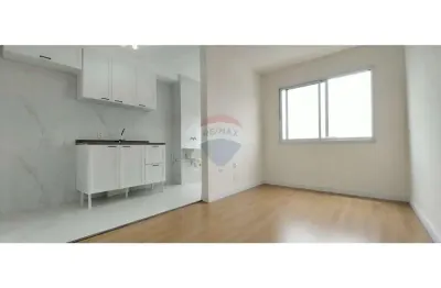 Apartamento para locação na água branca, 31 metros, 1 quarto, sala, área de serviço e 1 banheiro