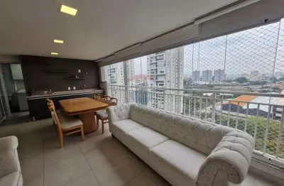Apartamento para locação mobiliado com 3 dormitórios, varanda gourmet, 2 vagas , lazer completo no condominio caminhos da lapa