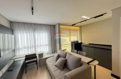 Apartamento mobiliado para locação em pinheiros com 1 quarto, 1 suíte, 1 lavabo, sem vaga de garagem