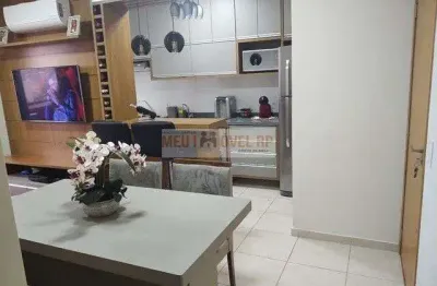 Apartamento com 2 dormitórios à venda, 56 m² por r$ 300.000 - parque são sebastião - ribeirão preto/sp