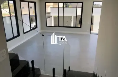 Casa de condomínio à venda, 342m²com 4 suítes, por r$ 3.100.000 - parque das quaresmeiras, alphaville campinas