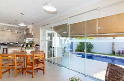 Casa de condomínio à venda, 284m² com 3 suítes 4 vagas, por r$ 1.990.000 - swiss park campinas sp