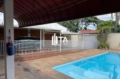 Casa térrea à venda, 444m² com 4 quartos 3 suítes 5 vagas - jardim eulina, campinas