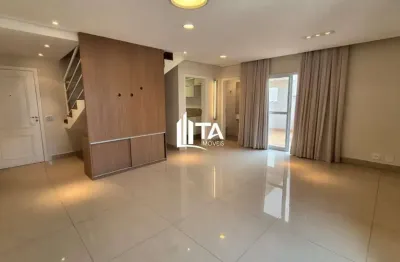 Cobertura duplex à venda 136m² com 3 suítes 2 vagas no mansões santo antônio em campinas.